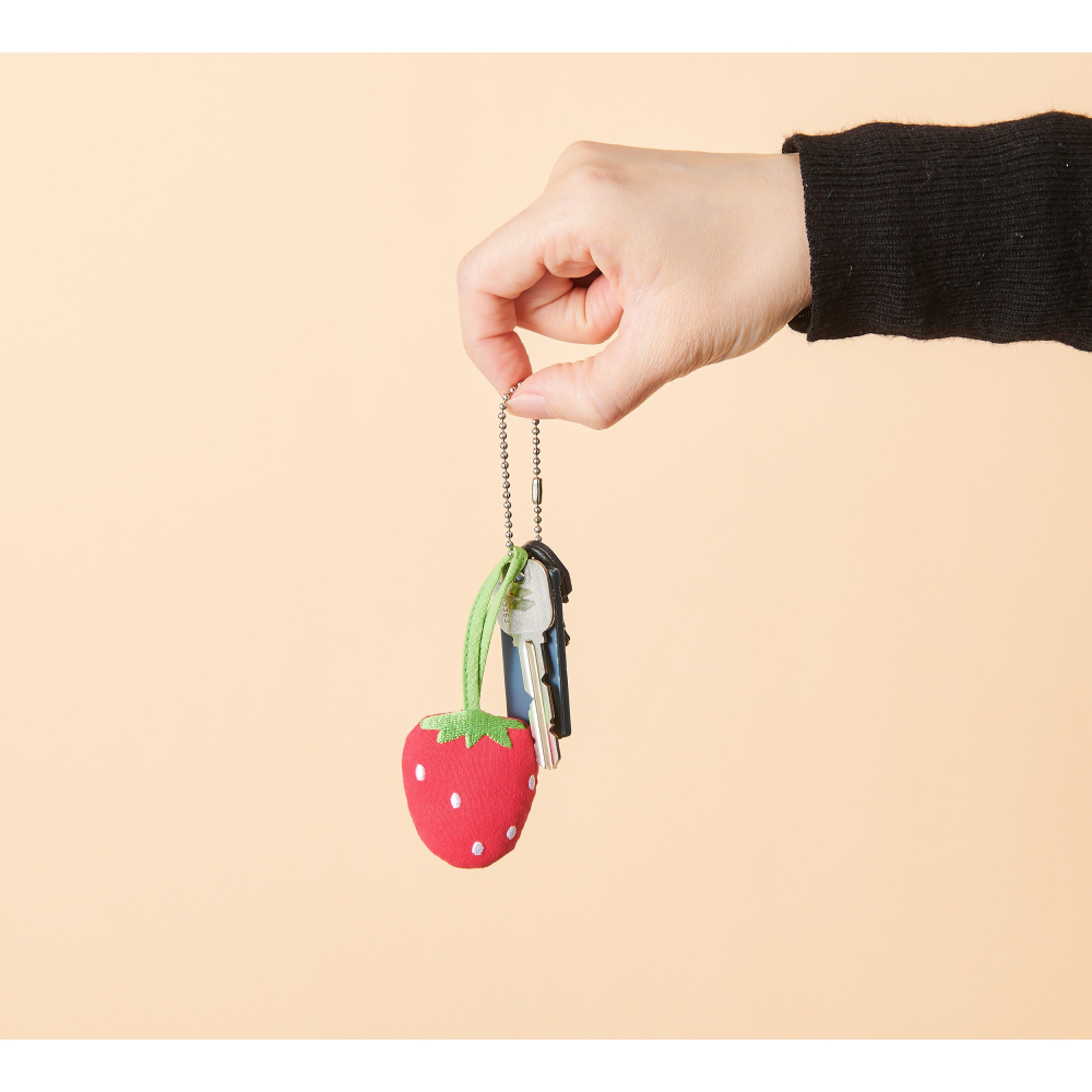 樣樣好物 莓煩惱 草莓手工純棉吊飾-細節圖5