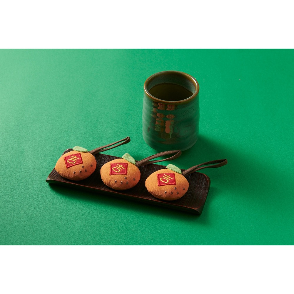 樣樣好物【吉利】手工純棉 橘子吊飾-細節圖2