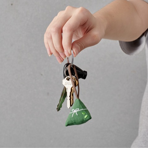 樣樣好物 【包粽】立體刺繡 粽子吊飾-細節圖4