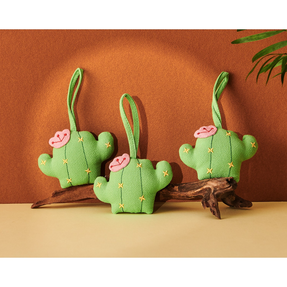 樣樣好物 手工純棉仙人掌吊飾-細節圖7