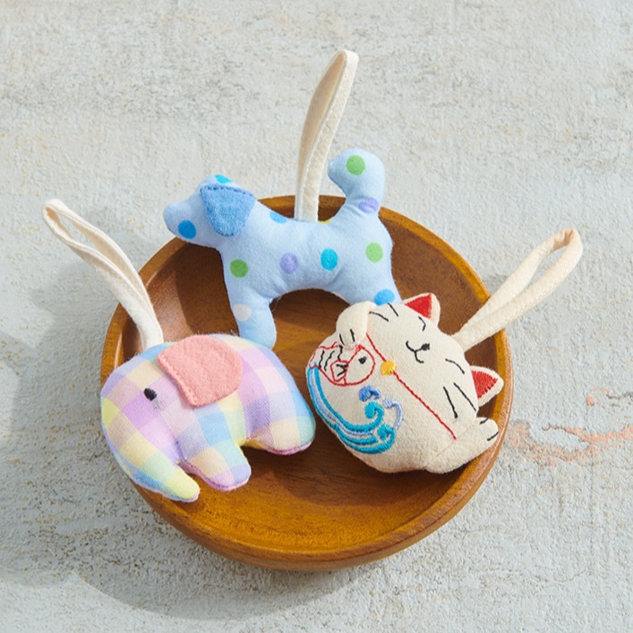 【公益計畫】動物手工純棉吊飾-細節圖5