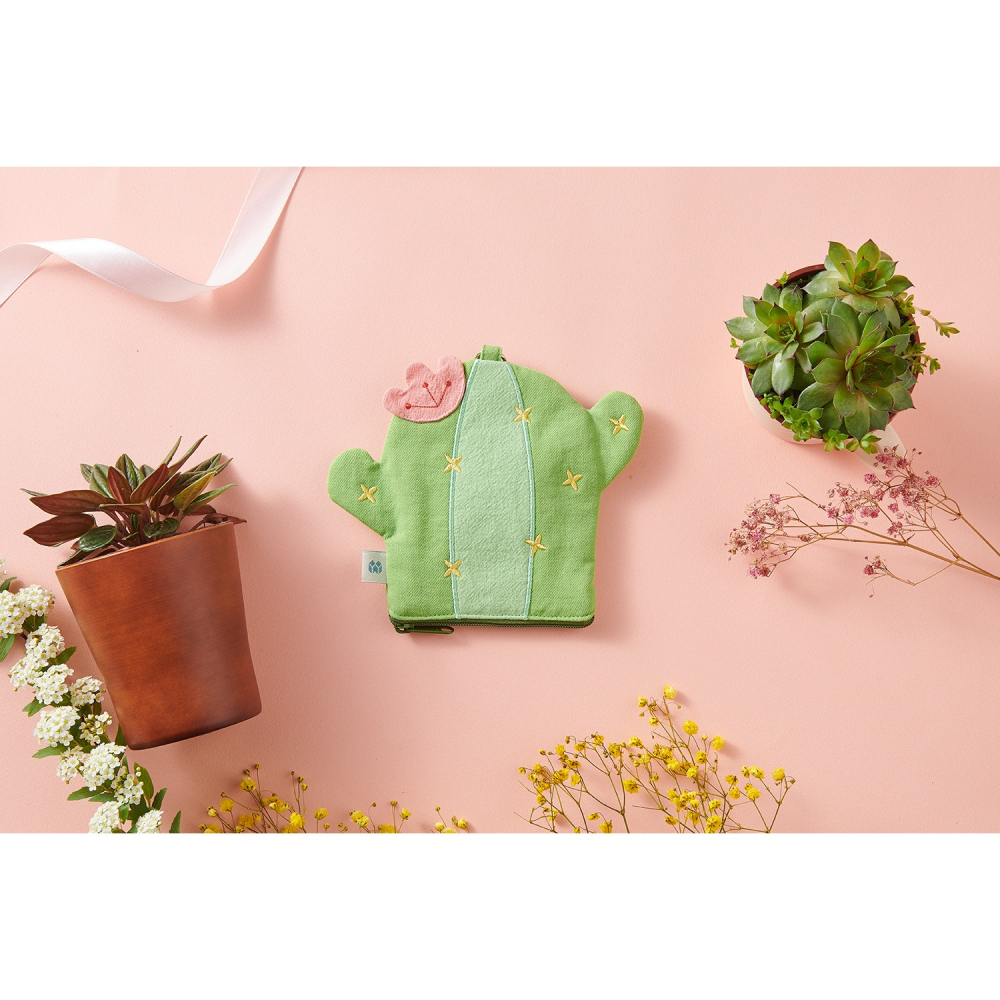 樣樣好物 仙人掌造型趣味 勾Go零錢包-細節圖3