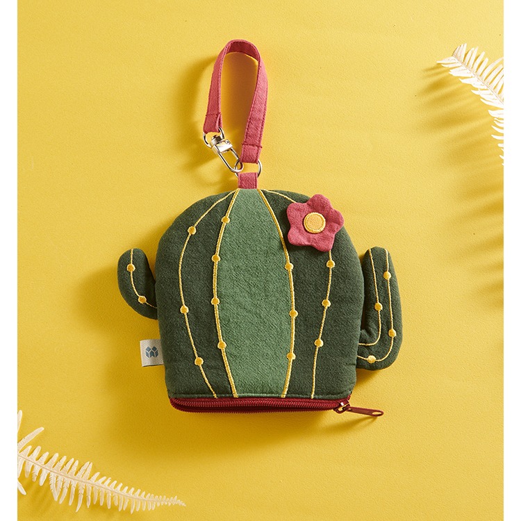 樣樣好物 仙人掌造型趣味 勾Go零錢包-細節圖9