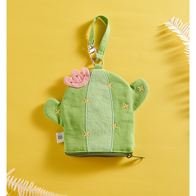 樣樣好物 仙人掌造型趣味 勾Go零錢包-細節圖11