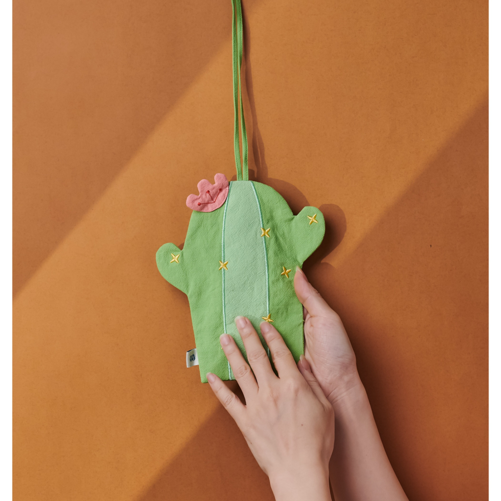 樣樣好物  仙人掌造型擦手巾 飾品布-細節圖4