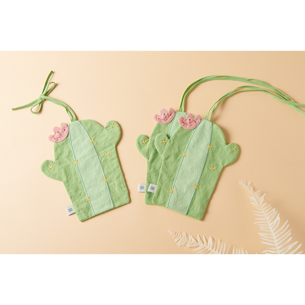 樣樣好物  仙人掌造型擦手巾 飾品布-細節圖5