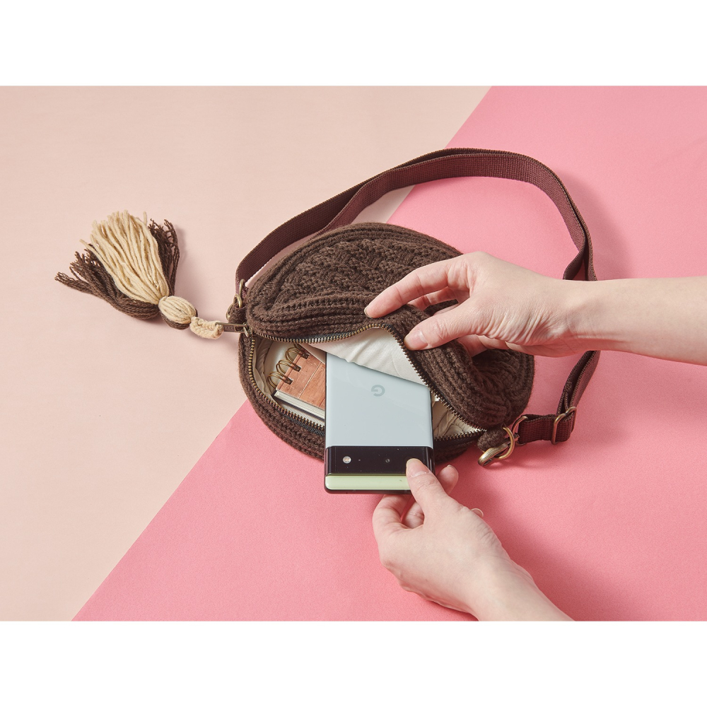 樣樣好物 針織圓包-細節圖3