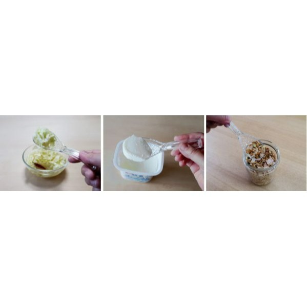 彤樂會💜【小久保】瀝水湯匙 透明 日本製 濾湯匙 調味湯匙 廚房工具 料理小物 濾汁湯匙 瀝汁匙 甜點匙 ✔️現貨-細節圖4
