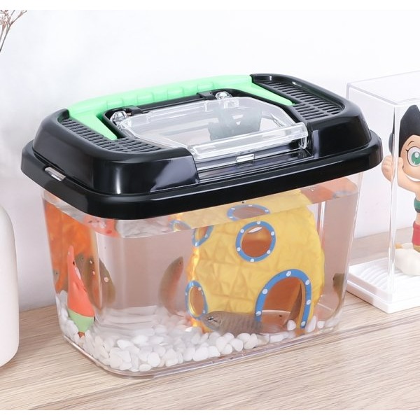 彤樂會💘【NAKAYA】昆蟲飼養箱 動物飼養容器 甲蟲飼養 鼠籠 透明魚缸 昆蟲繁殖箱 觀察箱 動物外出攜帶箱 爬蟲箱-細節圖2