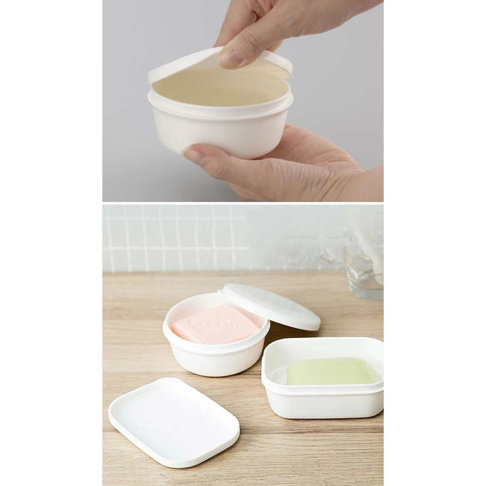 彤樂會💘【INOMATA】攜帶式香皂盒 旅行用香皂收納 旅行收納盒 外出攜帶盒 外出型肥皂盒 密封帶蓋盒 收納盒-細節圖6