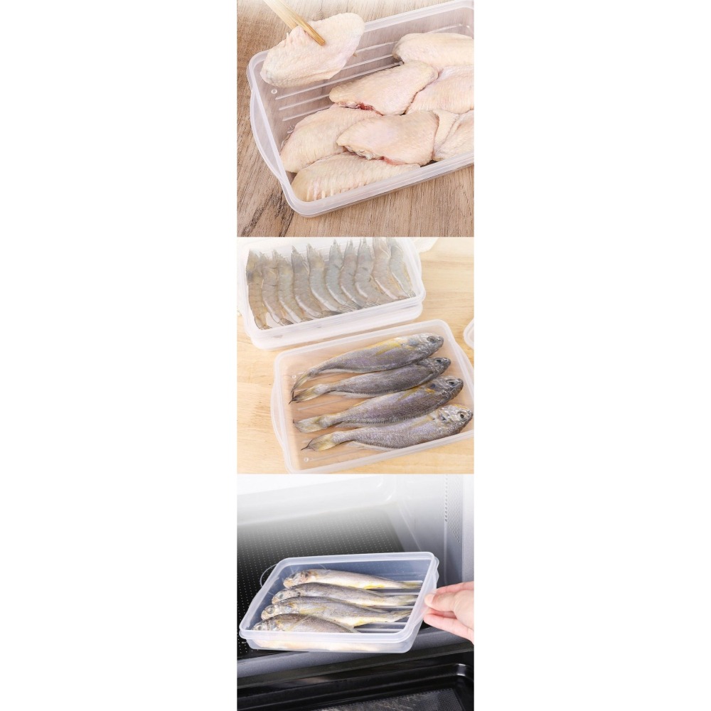 彤樂會💜【SANADA】肉品冷凍保鮮盒C｜肉片分裝盒 冷凍收納盒 薄型收納 冰箱整理神器 日本製 ✔現貨-細節圖3