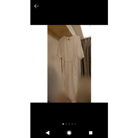 全新轉賣  正韓 小首爾商行 棉麻綁帶洋裝-米白 原價2480-細節圖4