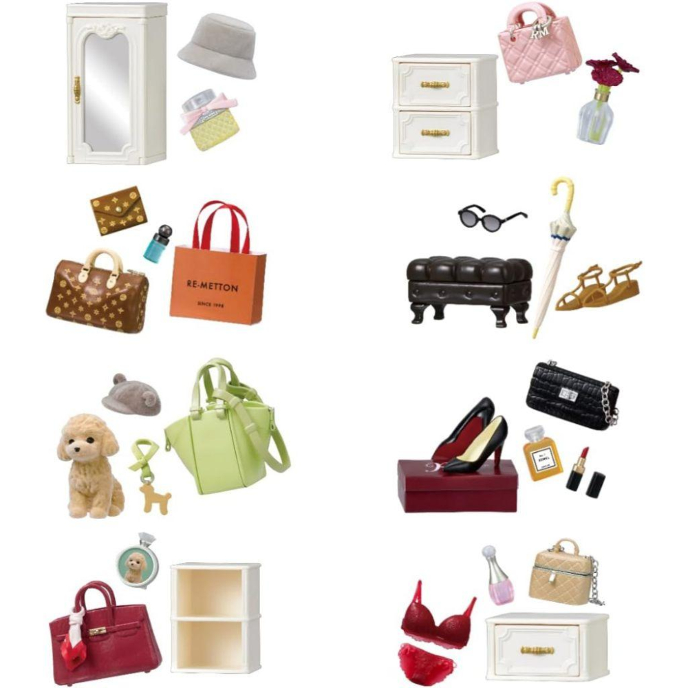 現貨不用等 日本 Rement 小樣品 My Sweet Closet 盒玩 共八款-細節圖2