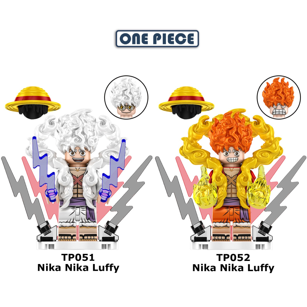 TP051 袋裝積木人偶 航海王 魯夫五檔 尼卡魯夫 太陽神-細節圖2