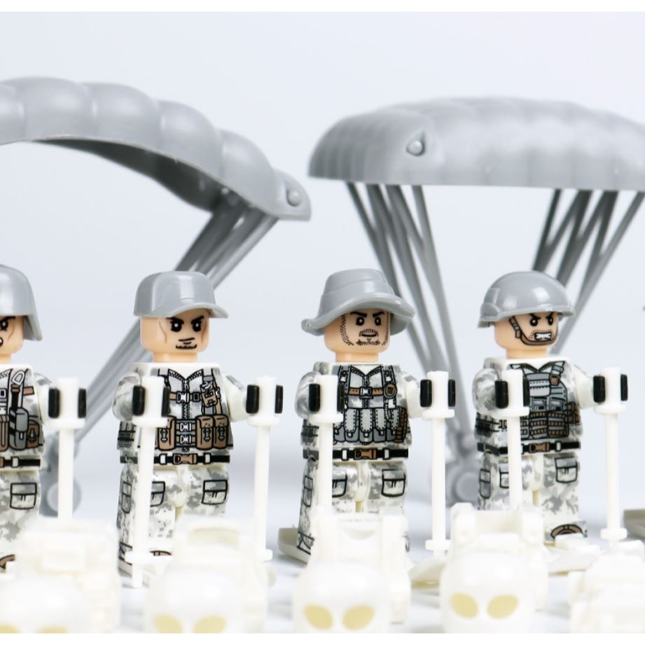 托比斯TBS83-88 軍事系列 雪地幽靈 特戰隊 積木人偶-細節圖4