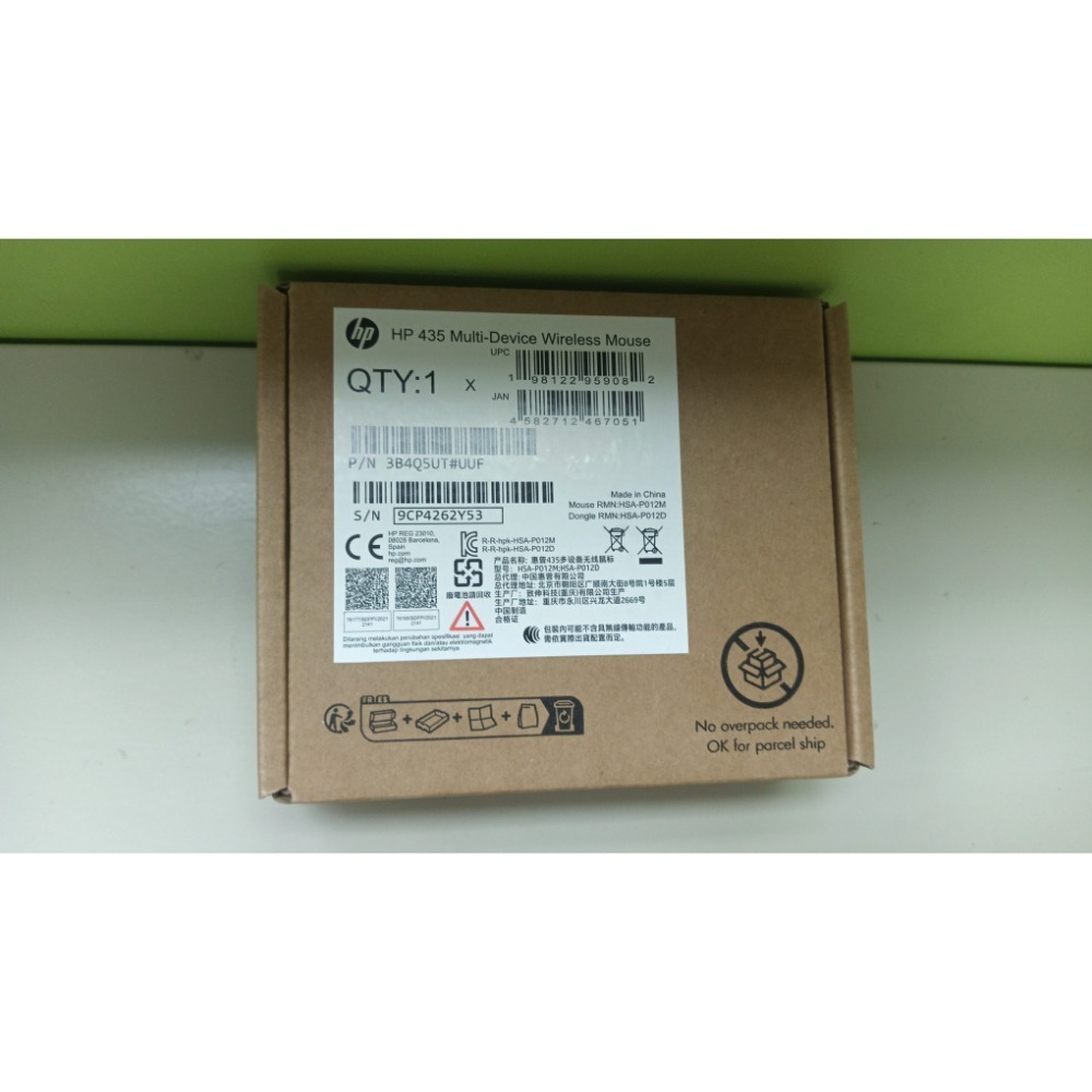 HP 435 Multi-Device Wireless Mouse【3B4Q5AA/3B4Q5UT】無線/藍牙滑鼠