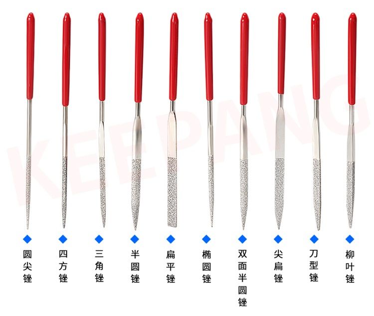 a19 【創意3D列印】模型銼刀鋼銼什錦銼金屬打磨銼平扁半圓三角銼圓銼-細節圖2