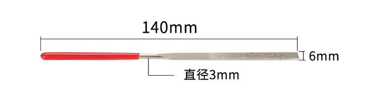 a19 【創意3D列印】模型銼刀鋼銼什錦銼金屬打磨銼平扁半圓三角銼圓銼-細節圖3