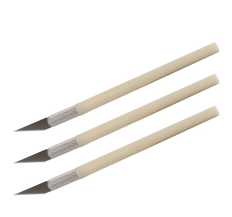 a20【創意3D列印】模型手工刀雕刻刀打磨鋁合金工具手辦修邊刀刮刀套裝-細節圖4