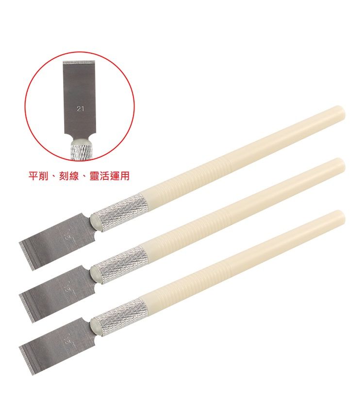 a20【創意3D列印】模型手工刀雕刻刀打磨鋁合金工具手辦修邊刀刮刀套裝-細節圖5
