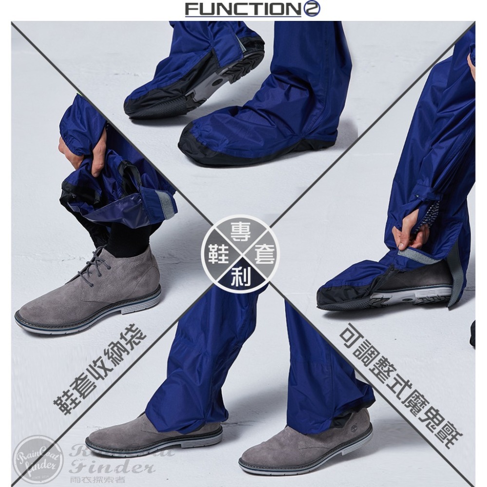 【RCF-雨衣探索者】東伸-手套/鞋套/包包全防型多功能2代無敵防風雨衣-細節圖7
