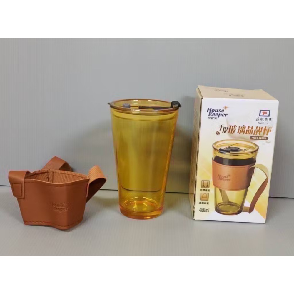 妙管家手提玻璃晶靓杯 480ml-細節圖2