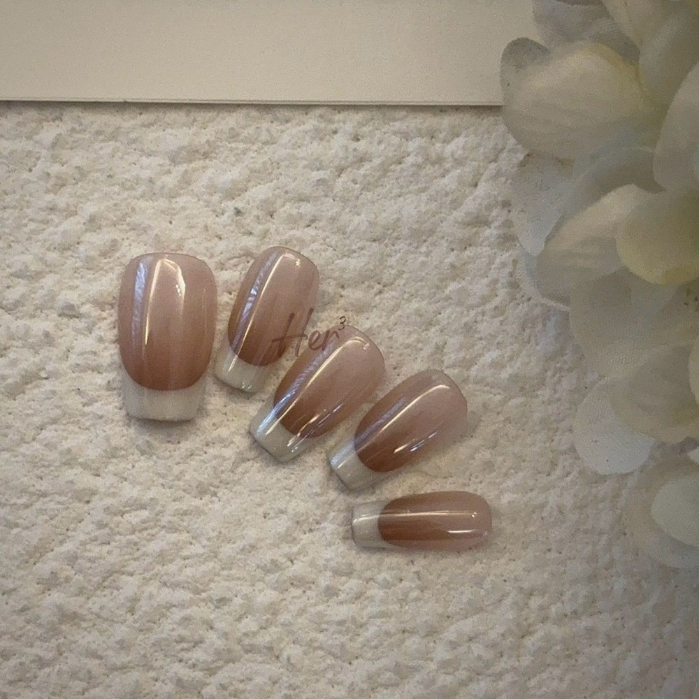 Her ³［法式精緻］N0013高級感顯白穿戴甲-細節圖2