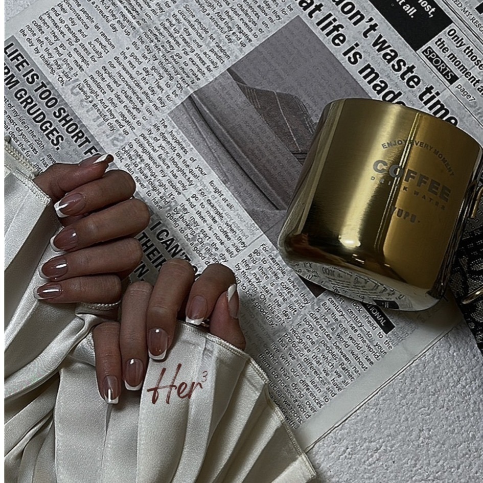 Her ³［法式精緻］N0013高級感顯白穿戴甲-細節圖4