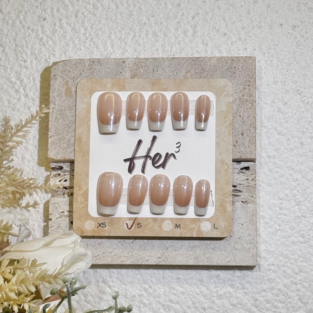 Her ³［法式精緻］N0013高級感顯白穿戴甲-細節圖5