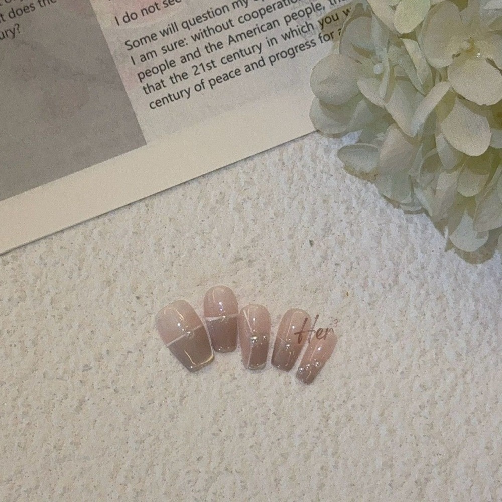 Her ³［浮光鯰華］N0026裸色珍珠裸色穿戴甲-細節圖4