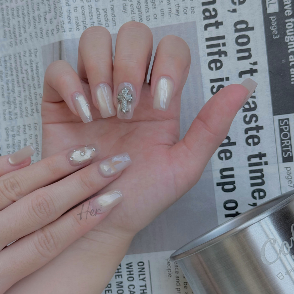 Her ³［十字之星］N0070立體十字微光感穿戴甲-細節圖3