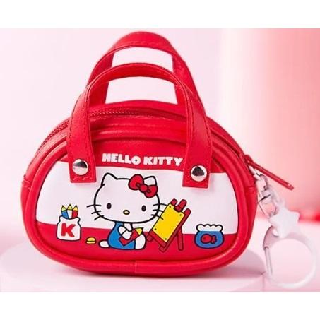 HELLO KITTY 3D造型 悠遊卡 復古手提袋 三麗鷗-細節圖2