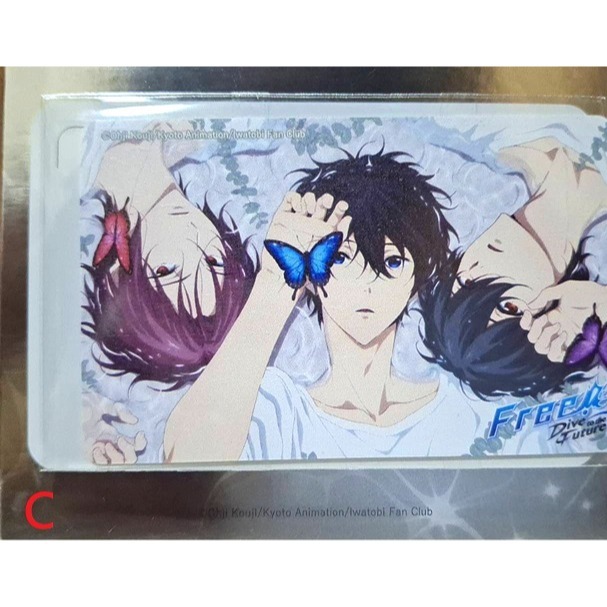 Free! 男子游泳部 悠遊卡 Friendship、SwimTeam、松岡凜&七瀨遙&桐嶋郁彌 、七瀨遙&松岡凜、櫻花-細節圖3