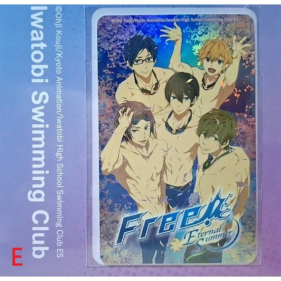 Free! 男子游泳部 悠遊卡 Friendship、SwimTeam、松岡凜&七瀨遙&桐嶋郁彌 、七瀨遙&松岡凜、櫻花-細節圖5