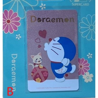 哆啦A夢 Supercard 悠遊卡 和風  哆啦A夢、與小咪、哆啦A夢&哆啦美 可挑款 小叮噹-細節圖2