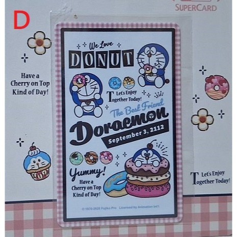 哆啦A夢 Supercard 悠遊卡 和風  哆啦A夢、與小咪、哆啦A夢&哆啦美、love donut、 偷看一下 可挑-細節圖4