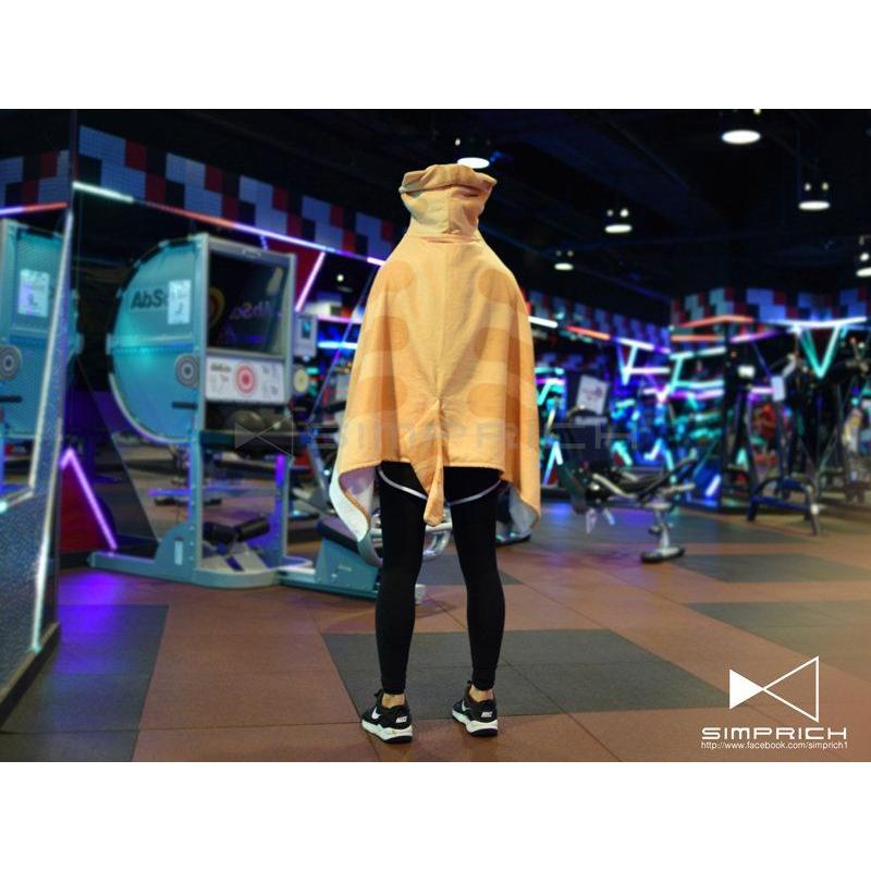 白爛貓 麻糬爸愛亂畫 之 白爛貓連帽浴巾 加 2018寫真桌曆 爛爛 全新 未使用 絕版-細節圖4