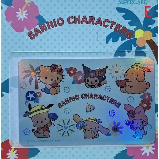 三麗鷗 烤焦系列 SuperCard 悠遊卡 酷洛米、布丁狗、帕洽狗、大耳狗、夏日派對、蜜糖女孩、焦糖男孩 七款可挑-細節圖5