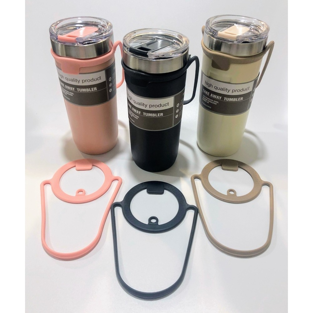 隨行杯矽膠提帶【春氛茶舖】冰霸杯 保冰杯 保溫杯 咖啡杯  隨身杯 隨行杯 提帶 提繩-細節圖3