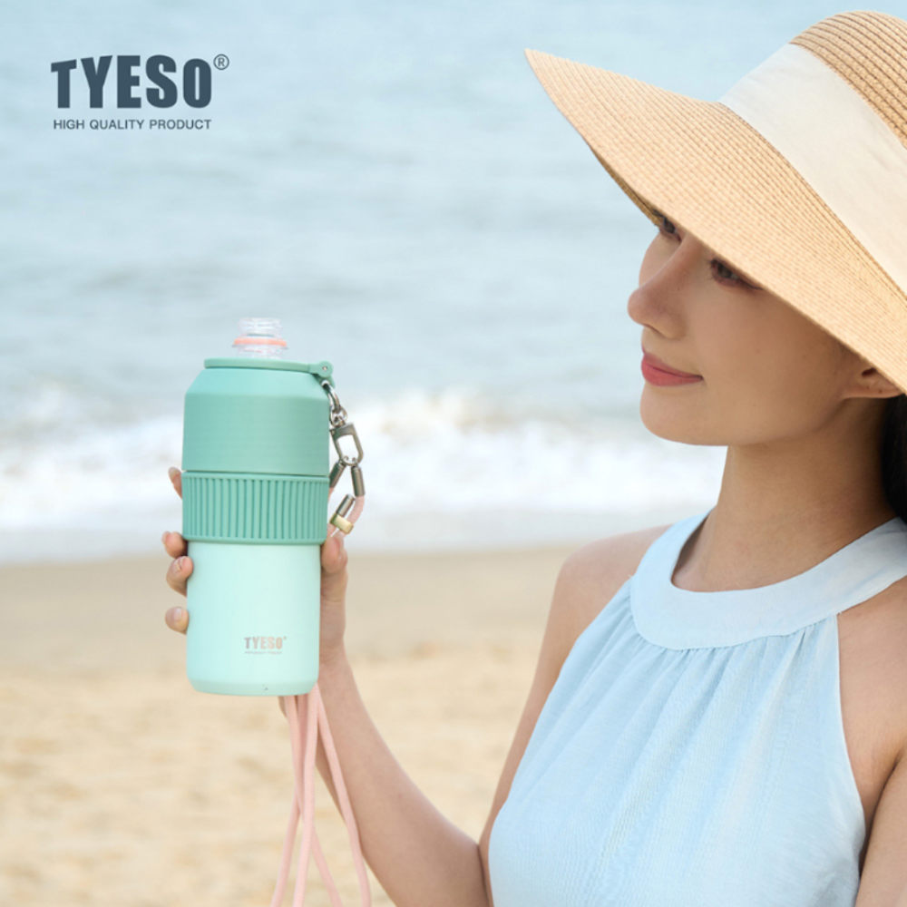 【春氛小舖現貨】寶特瓶保冷杯 寶特瓶保冷瓶 保冰 保溫瓶 保溫杯 手搖飲 礦泉水 可樂 TYESO泰碩-細節圖3