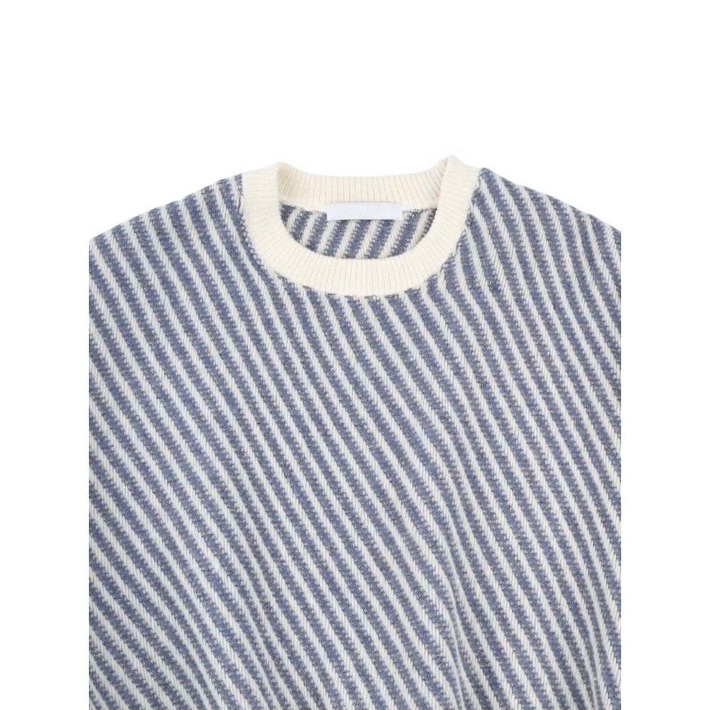 🇰🇷Onéul 映日🇰🇷韓國男裝🌿預購款🌿短版斜紋針織大學T#韓國製造#韓國男裝-細節圖6