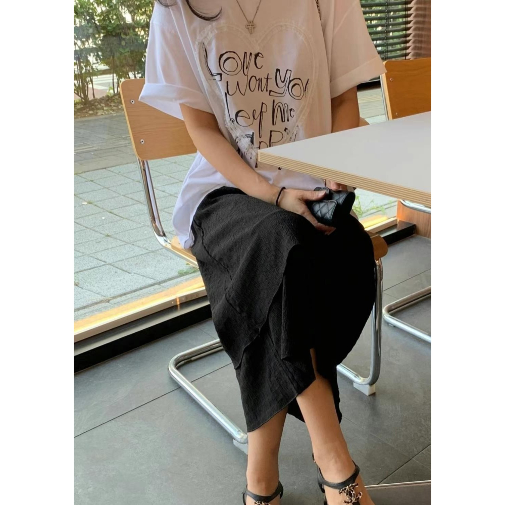 🇰🇷Oneéul映日🇰🇷韓國女裝🌿少量現貨🌿層次感壓紋修身長裙🌿正韓🌿韓國製造🌿-細節圖6