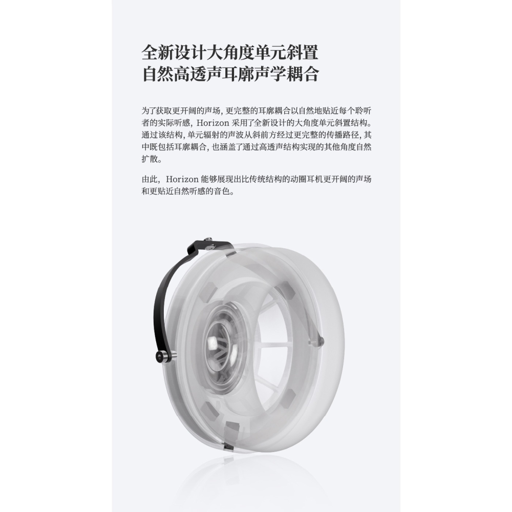 【微音耳機】水月雨MoonDrop 水平線horizon 開放式動圈耳罩耳機-細節圖5