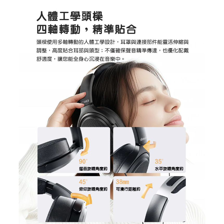 【微音耳機】JT7 開放式平板振膜耳罩耳機、95 × 86mm 平板振膜單體-細節圖10