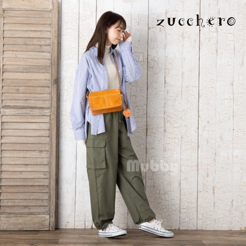 日本品牌 zucchero 手工製真皮馬鞍包 單肩包 側背包 皮革迷你肩背包 植鞣皮革 日本雜誌介紹熱銷款 現貨-細節圖8