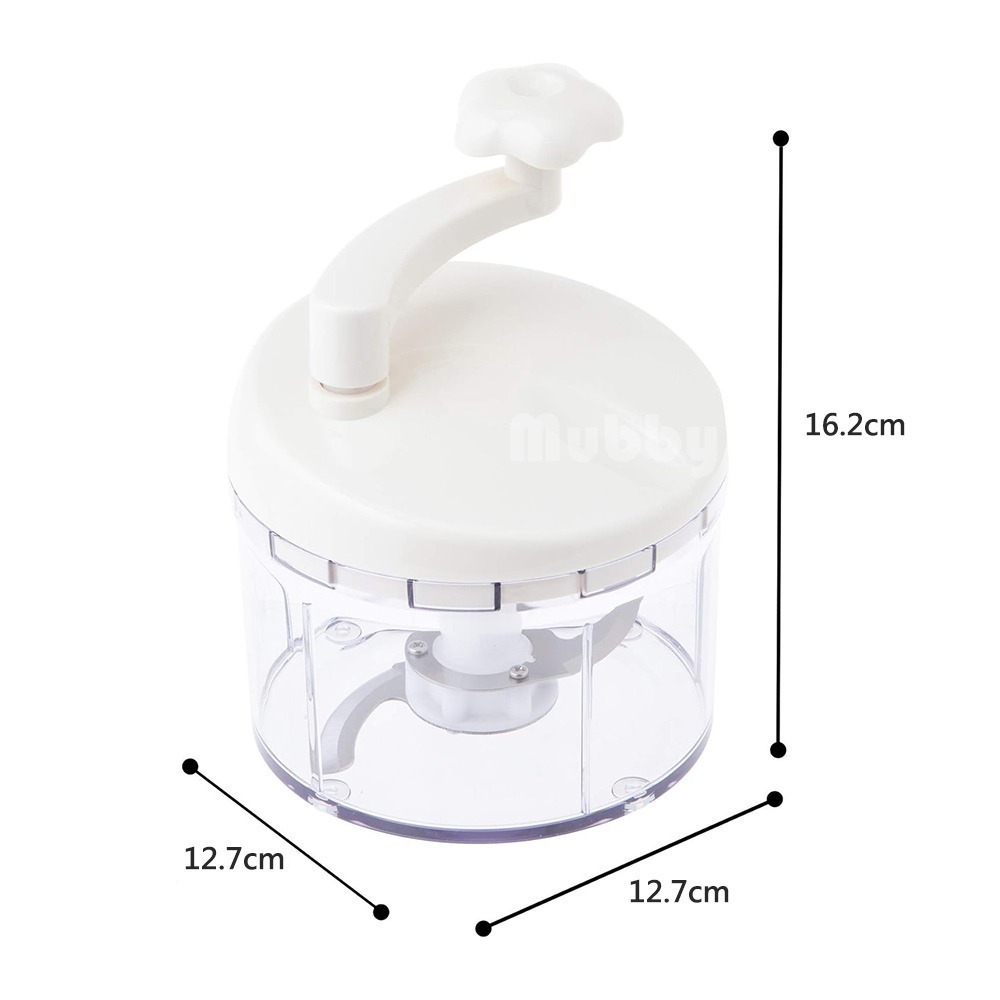 本製 SHIMOMURA下村工業 食物蔬菜切碎器 攪碎機 切菜器 攪拌器 切碎機 迴轉式碎菜機 副食品料理器-細節圖5