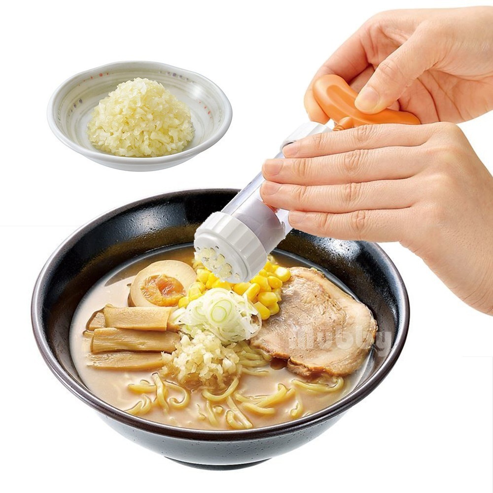 日本製 SHIMOMURA下村工業 旋轉壓蒜器 不沾手擠蒜器 壓蒜器 方便快速切蒜末 蒜頭 蒜末 搗蒜神器-細節圖4