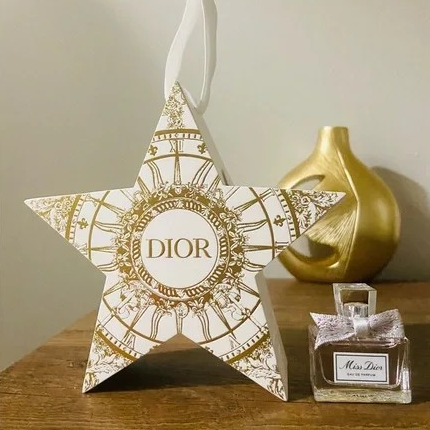 現貨🇫🇷DIOR迪奧 限量款 金燦凡爾賽聖誕香氛精巧版星星禮盒-細節圖3