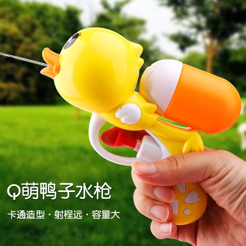 ★ 現貨在台 24H內出貨 ★【伊代】 小黃鴨水槍 戲水玩具 小鴨水槍 沙灘 戲水 卡通 水槍-細節圖2