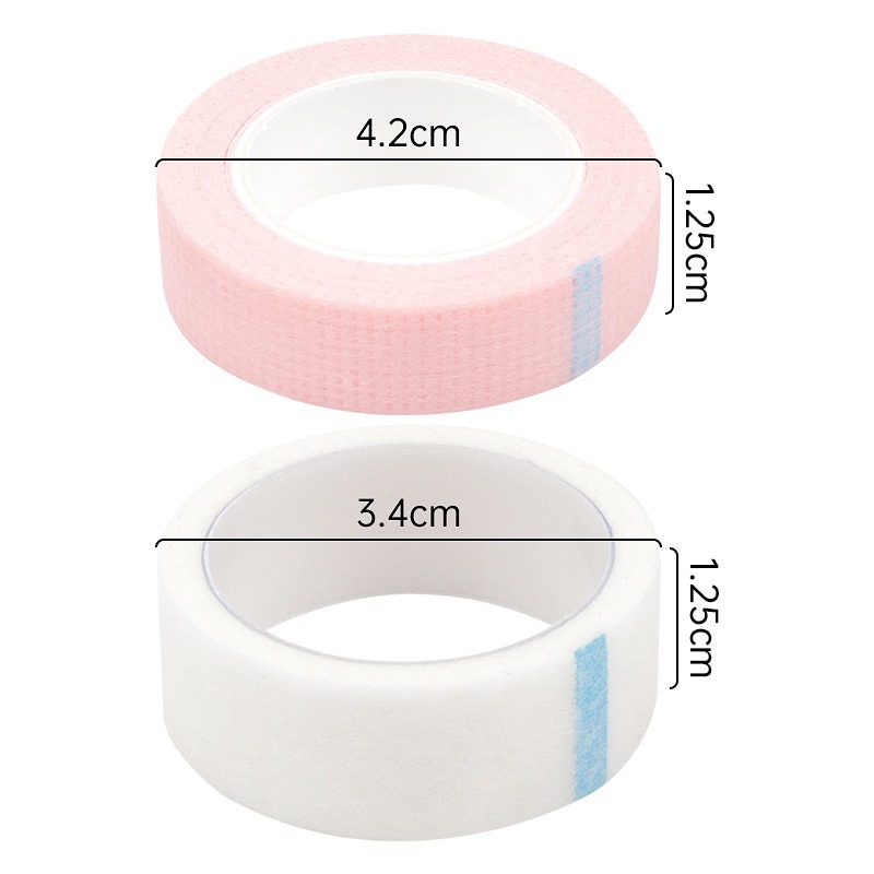 ★ 現貨在台 24H內出貨 ★【伊代】假睫毛隔離膠帶 小號4.5米 不織布 彩色膠帶 獨立包裝 假睫毛 膠帶-細節圖6
